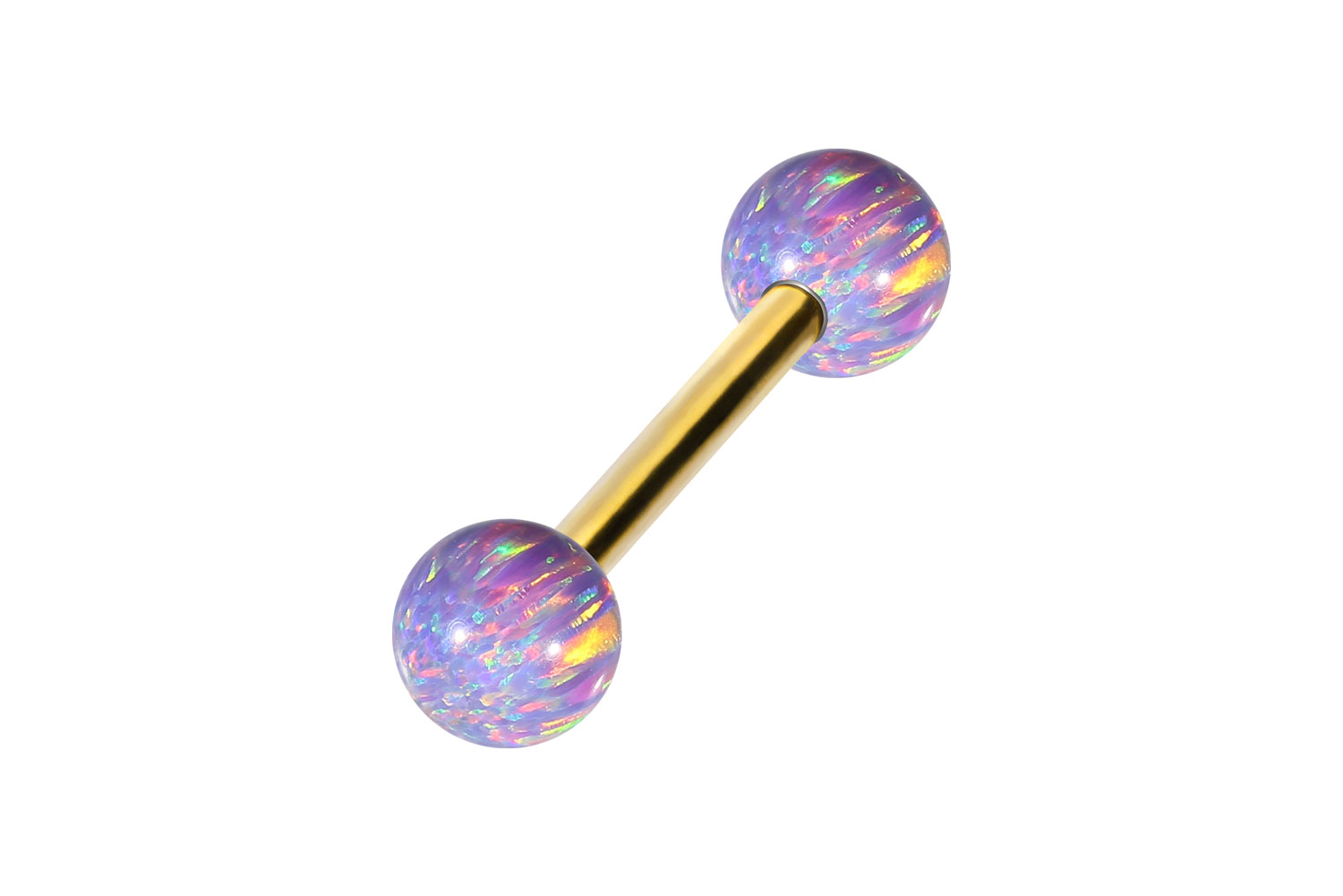 Chirurgenstahl Barbell Piercing SYNTHETISCHE OPALE